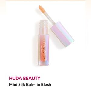 Huda Beauty Silk Balm Hydrating Nourishing Lip GLOSS PLUMP Balm Blush mini size